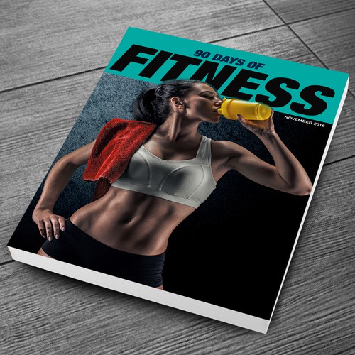 90 Days of Fitness ebook Cover Design