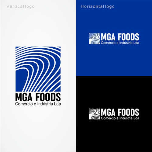 Abstract Logo Conpect fot MGA FOODS