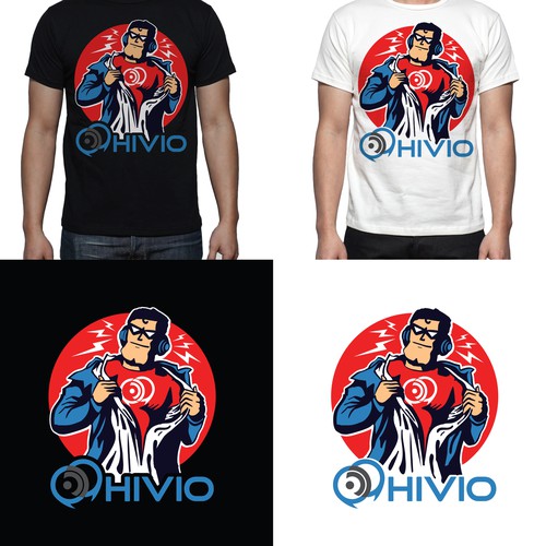 Create a powerful illustration for the audio future festival, hivio