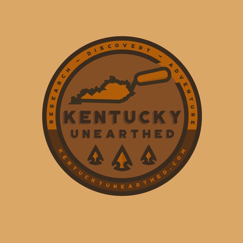 Logo for metal detecting, arrowhead hunting in Kentucky