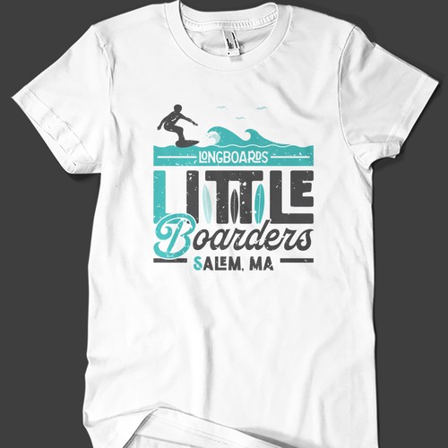 Little Boarders t-shirt design