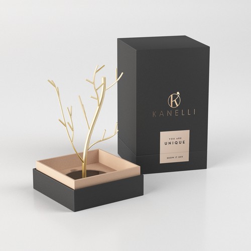 packaging for jewelry stand