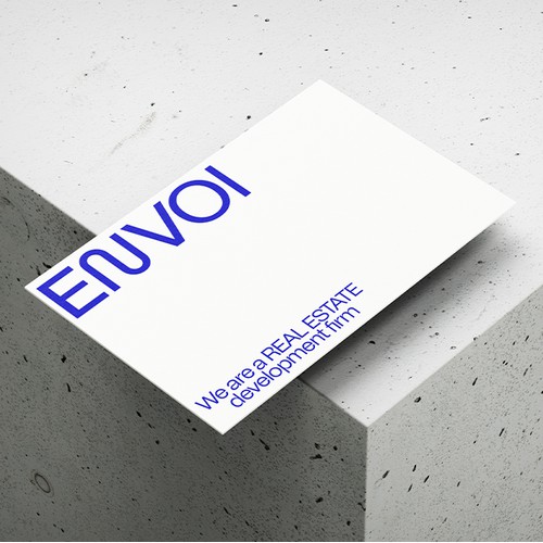 Identity design for real estate development firm ENVOI.