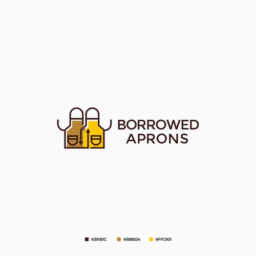 Borrowed Aprons - Logo