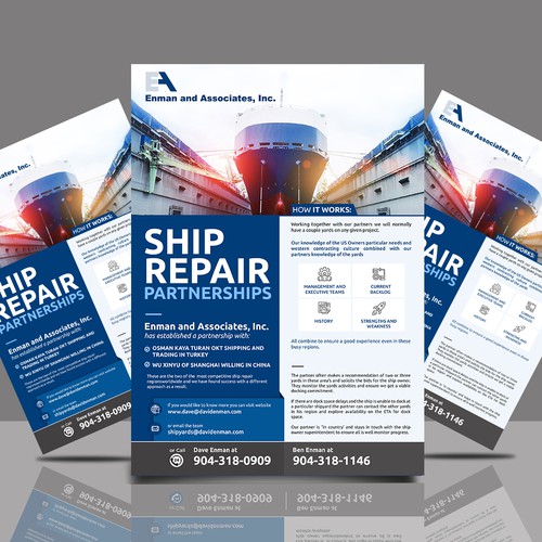 Ship Repair General Flyer Design