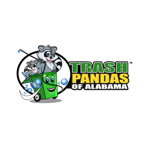 Logo for trash bin and dumpster cleaning