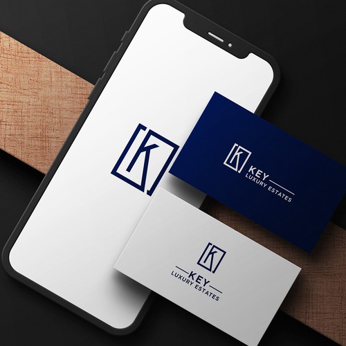 Logo for a luxury real estate 