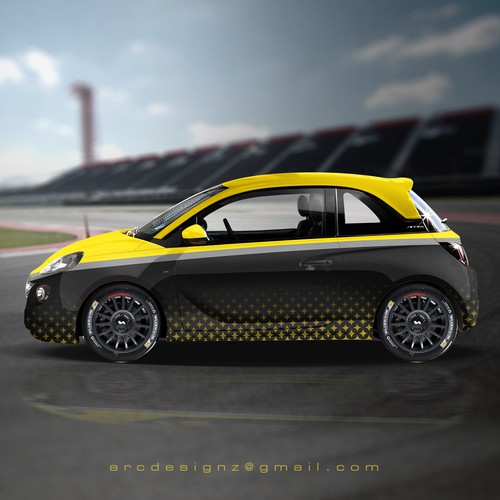 Fiat 500 wrap design