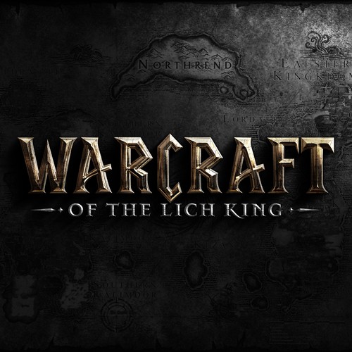 Logo design for Warcraft Of The Lich King