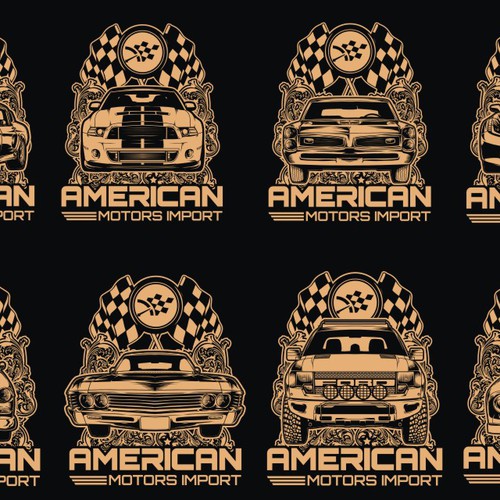 Design a tee for American Motors Import. Norway's #1 car importer. aminorge.no