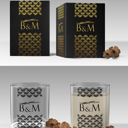 Create An Elegant Packaging Design for a New Line of Scented Candles