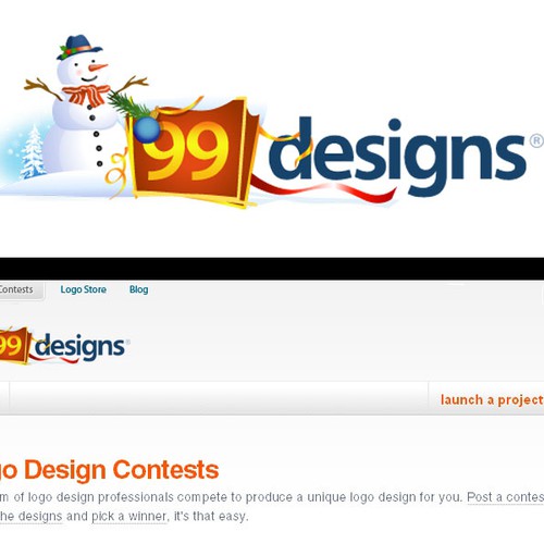 It's Christmas, Help Design Our New 99designs Christmas Logo