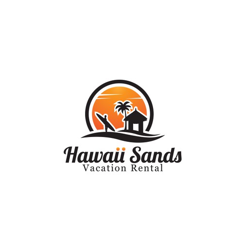 Logo for vacation agency in Hawaii.