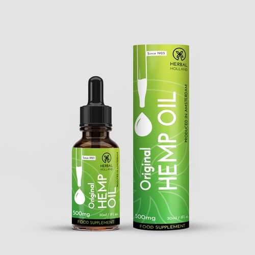 Packaging Concept for Hemp Oil