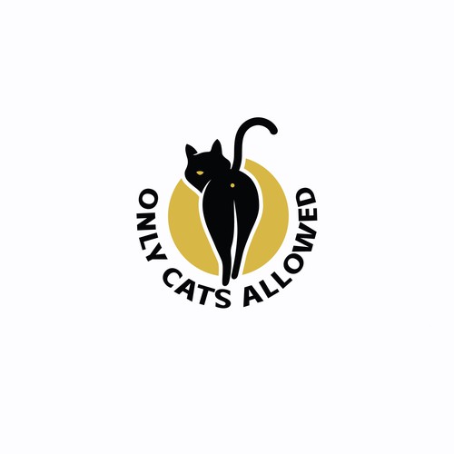 Fun and simple logo for a cat apparel brand