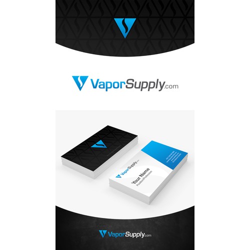 Clean and professional logo for VaporSuppy.com