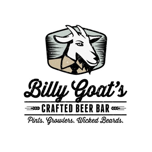 Logo design for Billy Goat's Craft Beer Bar