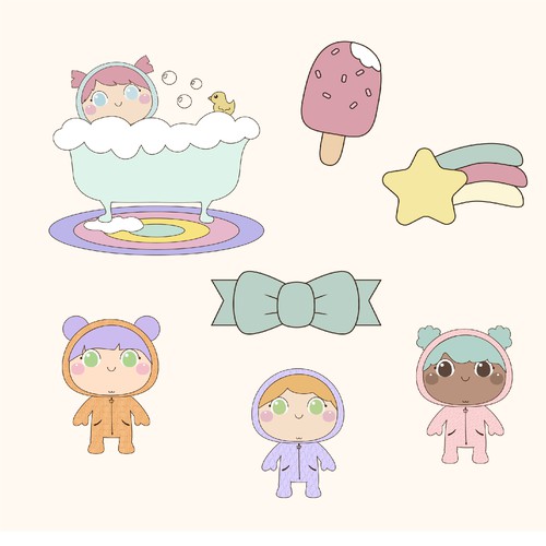 Kawaii stickers