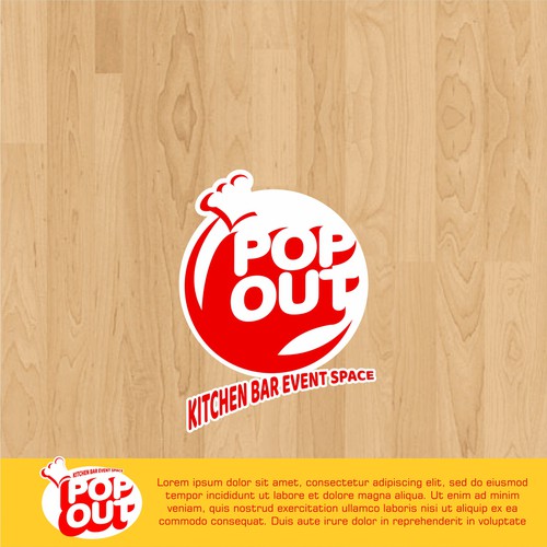 logo concept for pop out