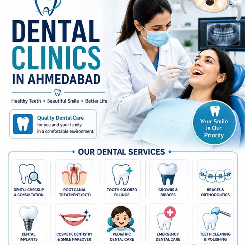 Dental clinic flyer