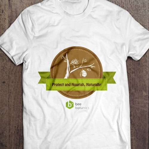 Bee Botanics Brand t-shirt design