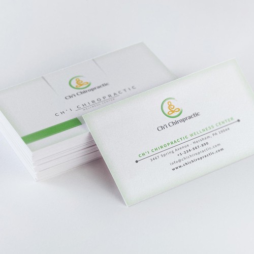 Chiropractor Spa & Esthetics Business Card