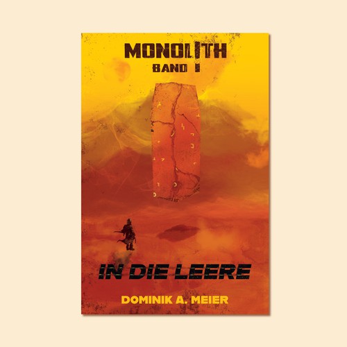 Book cover concept for "Monolith" - book 1