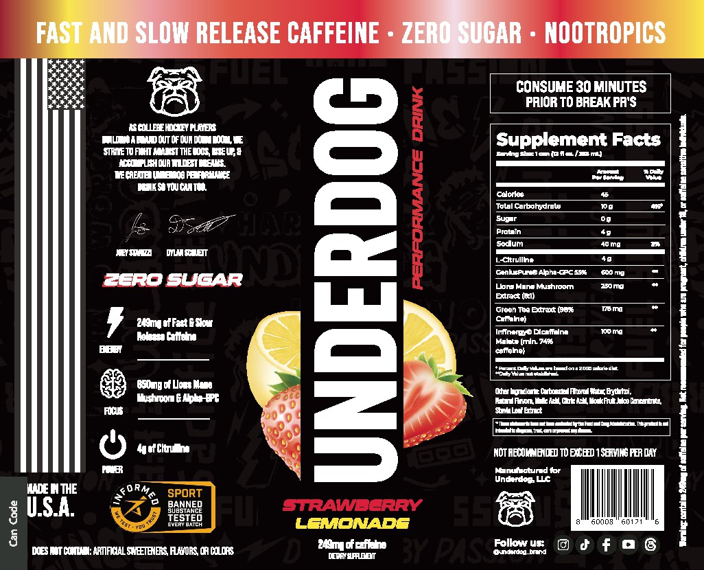 Continuation of works on underdog label design