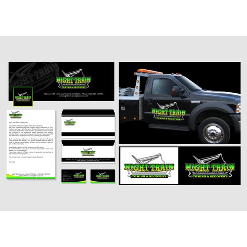 Night Train Towing & Recovery needs a Powerful Presence, for a professional company.