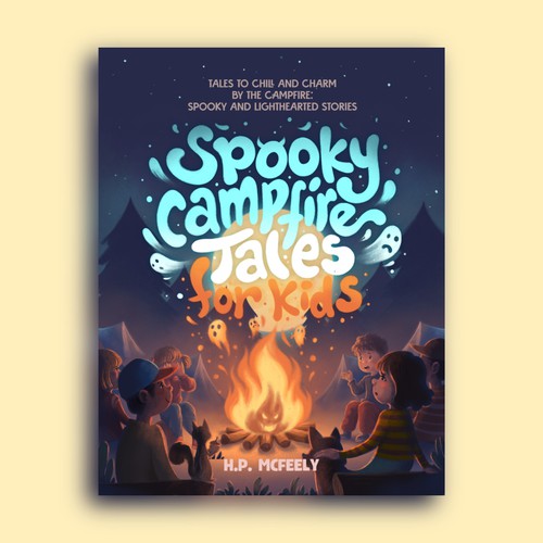 Spooky Campfire Tales for Kids Book Cover