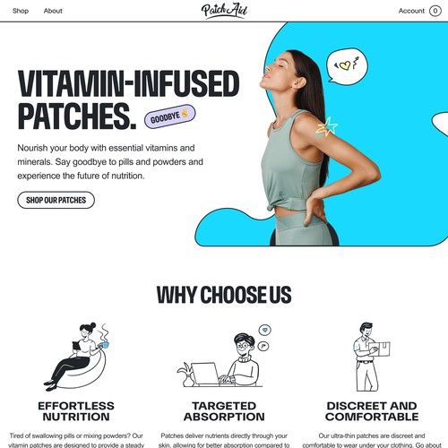 Dietary Supplement Landing Page