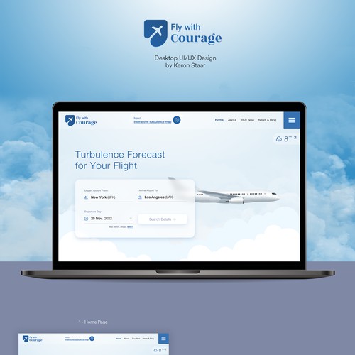 Design a Brand New Website helping people with the Fear of Flying!!!