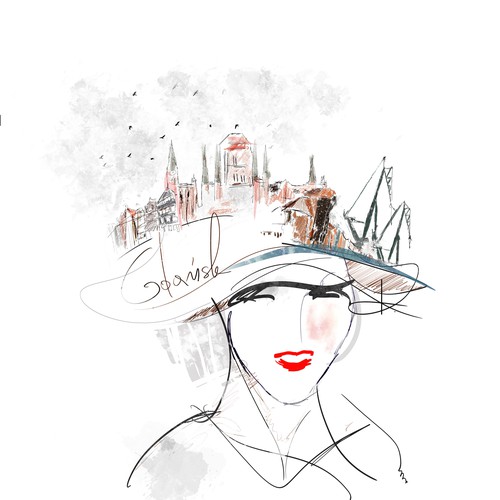 Gdansk - portrait of woman