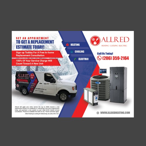 Flyer design for Allred 