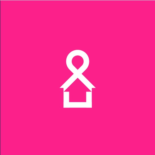 Pink ribbon + Home