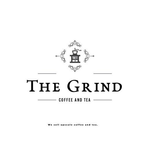 Logo for a coffee brand "The Grind"