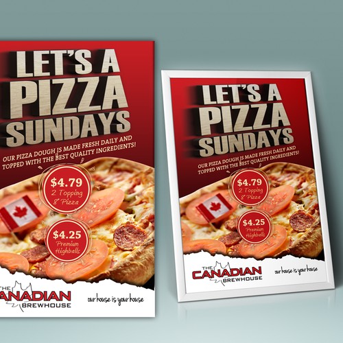 Poster for  Canadian Brewhouse - Sunday Special