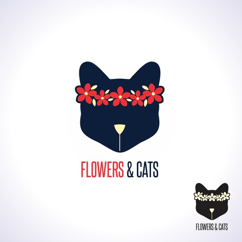 Logo Proposition for Flowers and Cats Store