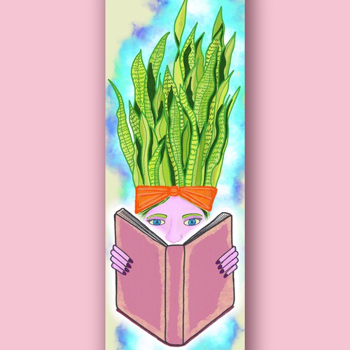 Plant lady bookmark