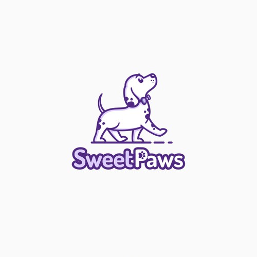 Sweet Paws doggy daycare logo