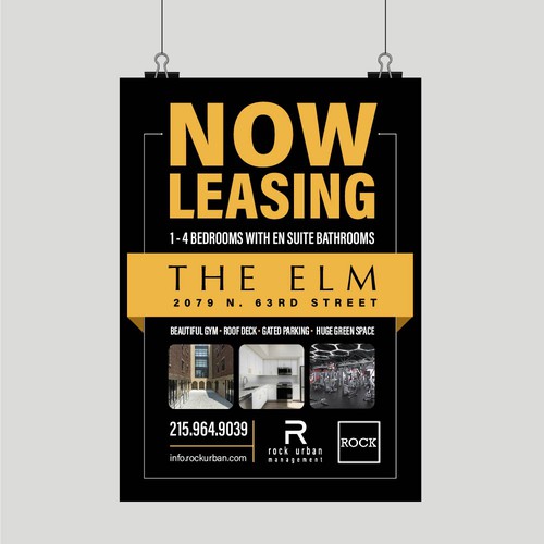 Flyer for The Elm Apartments