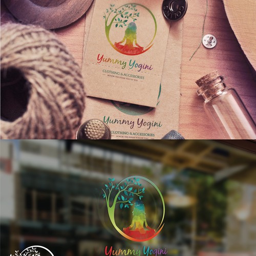Create the most amazing Yoga themed Logo for Yummy Yogini