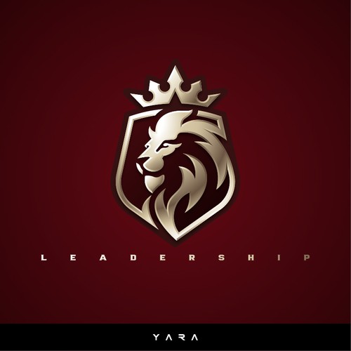 Lion Royal King Shield Logo