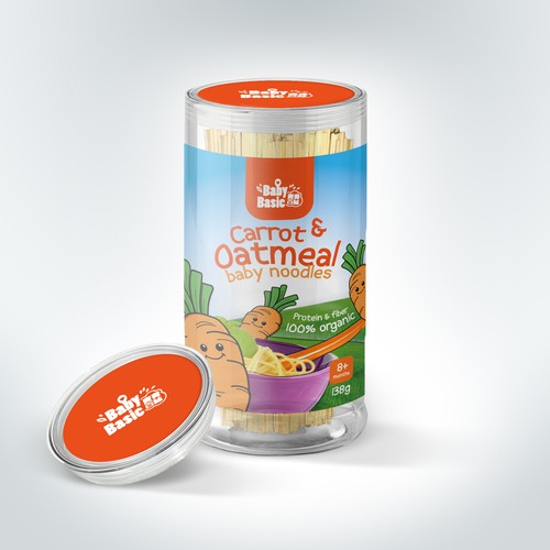 Chinese noodles label design