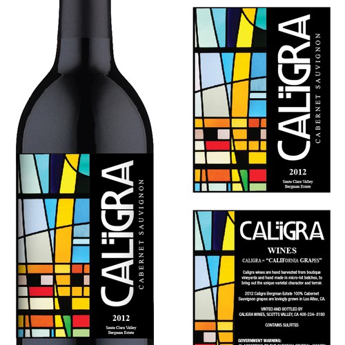 Caligra Wine Label