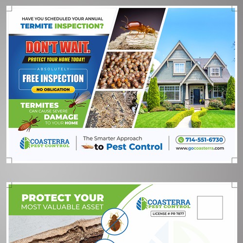 Modern, Professional, Pest Control/Extermination Flyer Design for a Company in United States