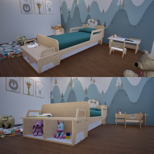 modular bed for kid