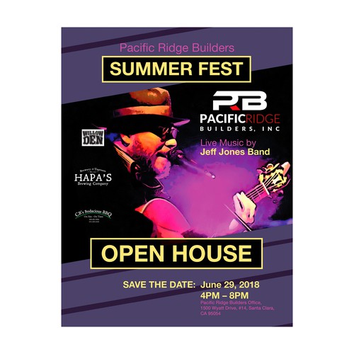 Flyer for Summer Fest