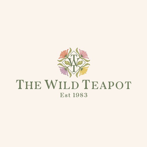 Memorable logo for tea store