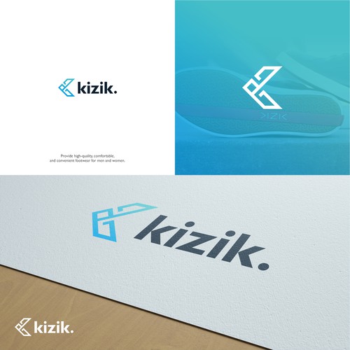 modern logo for kizik